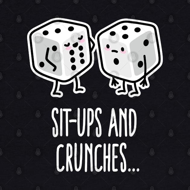 Sit-ups Crunches gym dices Six pack abs fitness by LaundryFactory